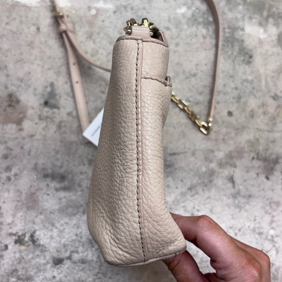 Tory Burch Blush Pink Bombe Leather Crossbody Bag - Picture 8 of 11